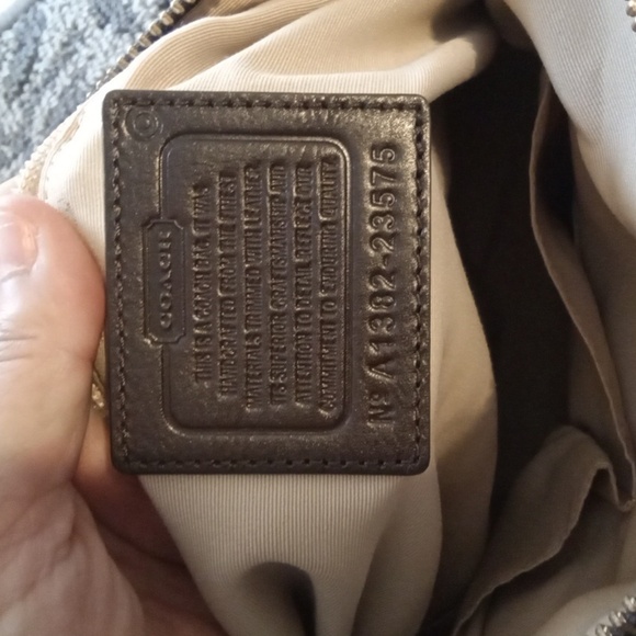 Coach Legacy Signature Haley Satchel Womens Purse Brown - Picture 7 of 10